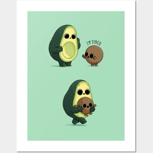 Tired avocado Posters and Art